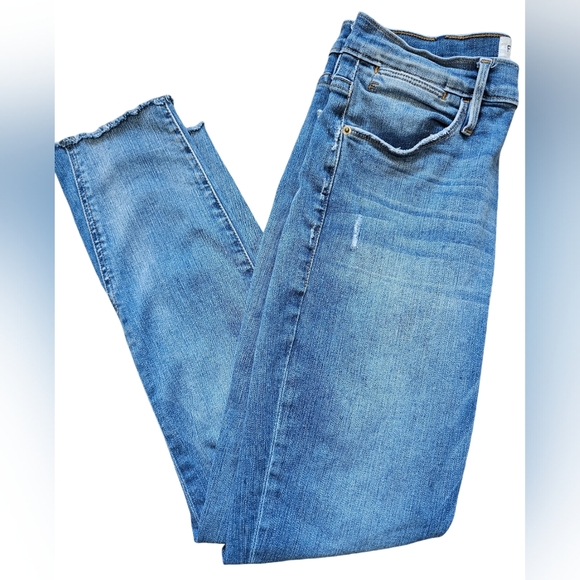 Frame Denim "Le High Skinny" jeans with manufacturers distressed marks, size 27 - Picture 2 of 10
